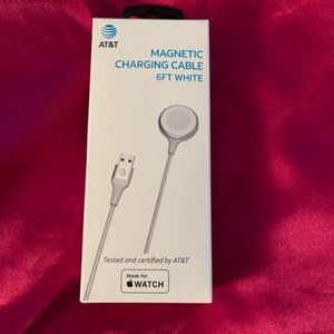 AT&T Magnetic Charging Cable - 6 ft - white